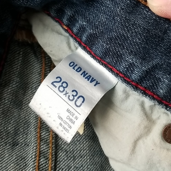 Old navy slim authentic men's jeans 28x30 - Picture 4 of 4
